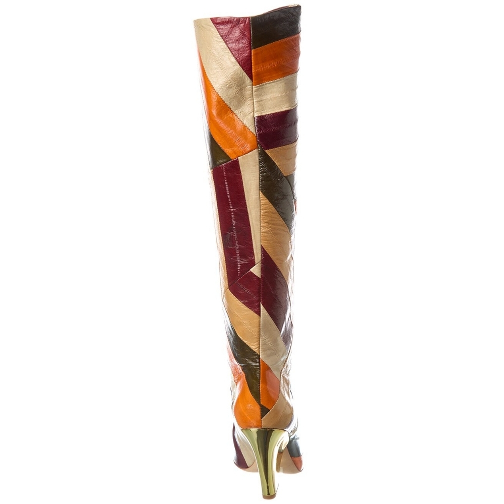 Tory Burch Multicolor Patchwork Leather Over-the-… - image 3